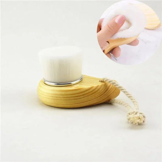 Wooden Face Cleaning Brush