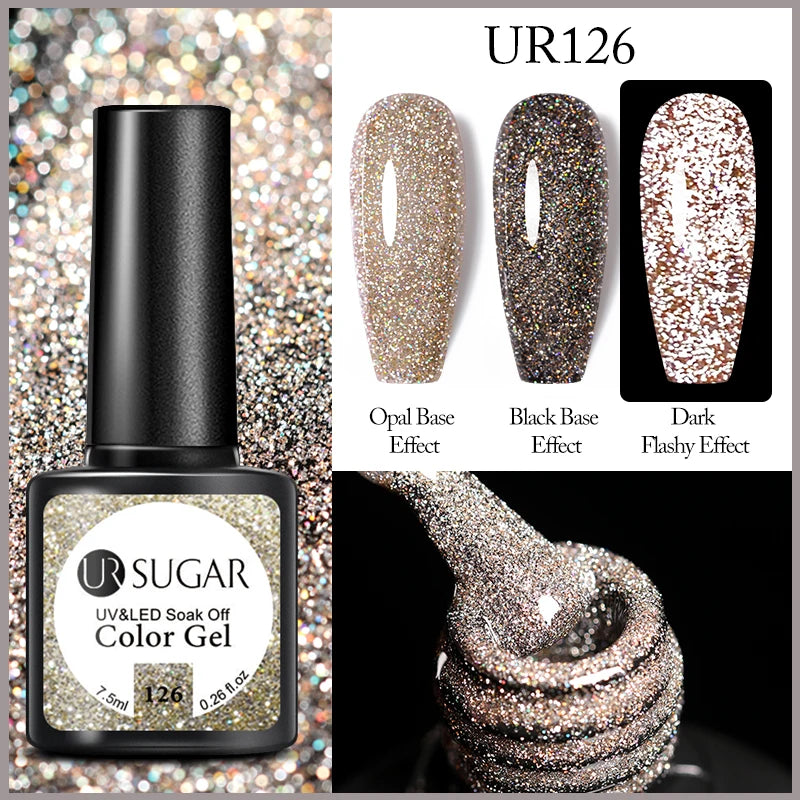 SUGAR Reflective Glitter Nail Gel