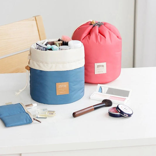 Round Waterproof Makeup Bag