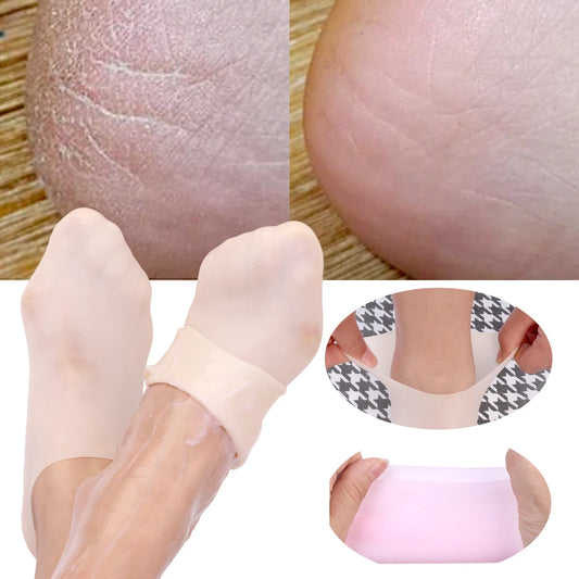 1Pairs Silicone Moisturizing Foot Socks