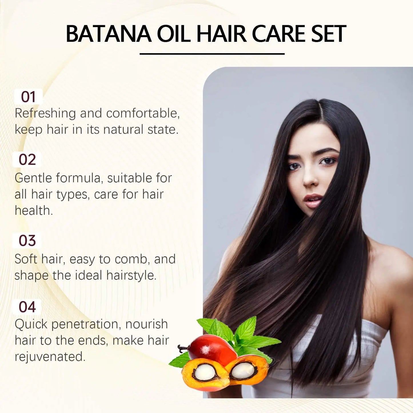 Batana Oil Hair Care Set for Repair