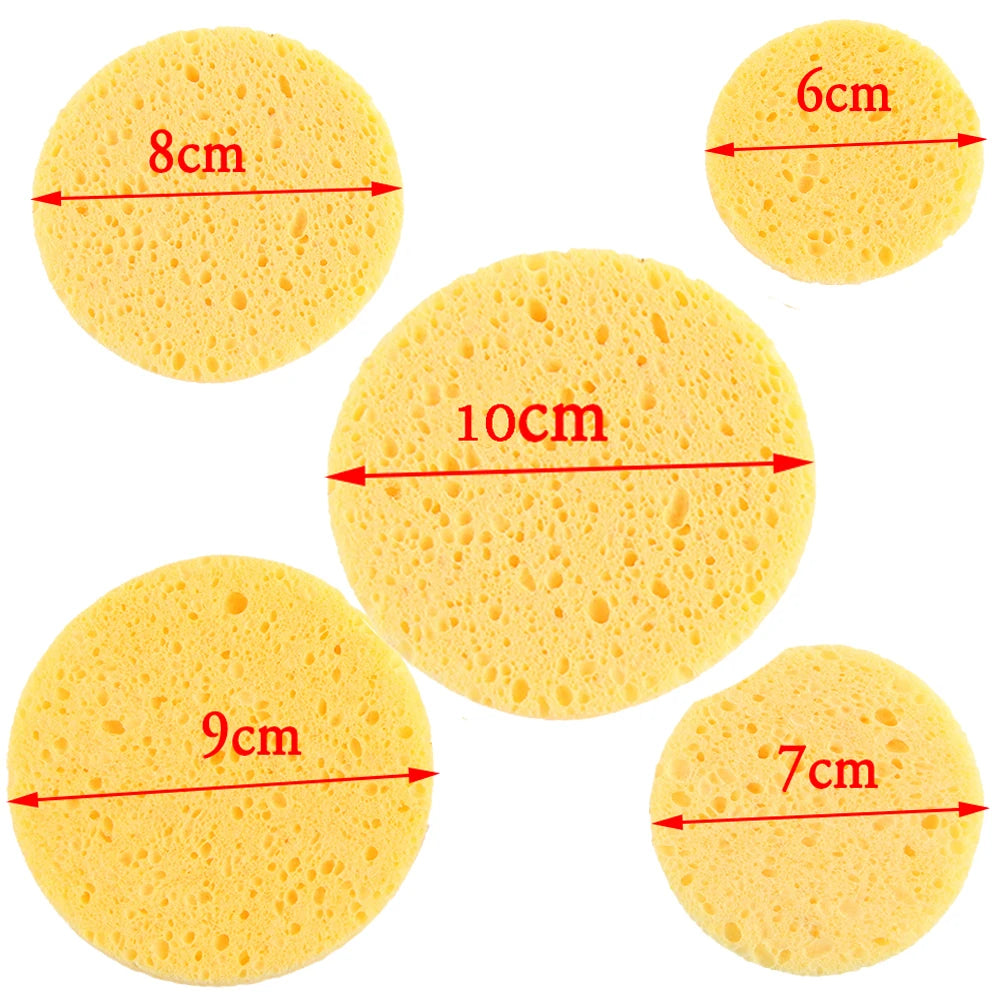 Natural Round Cosmetic Removal Sponge