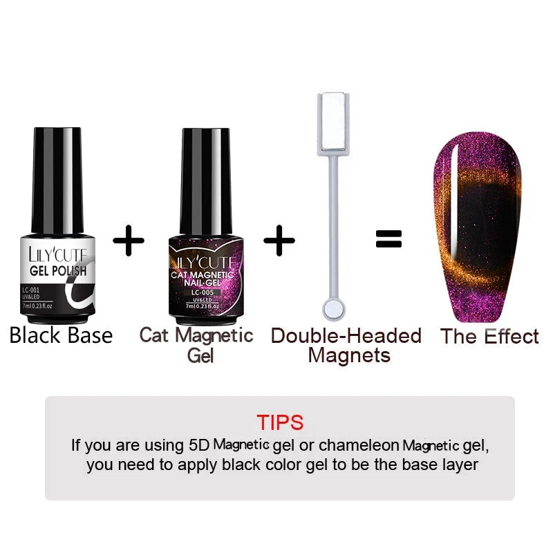 Cat Magnetic Gel Nail Polish