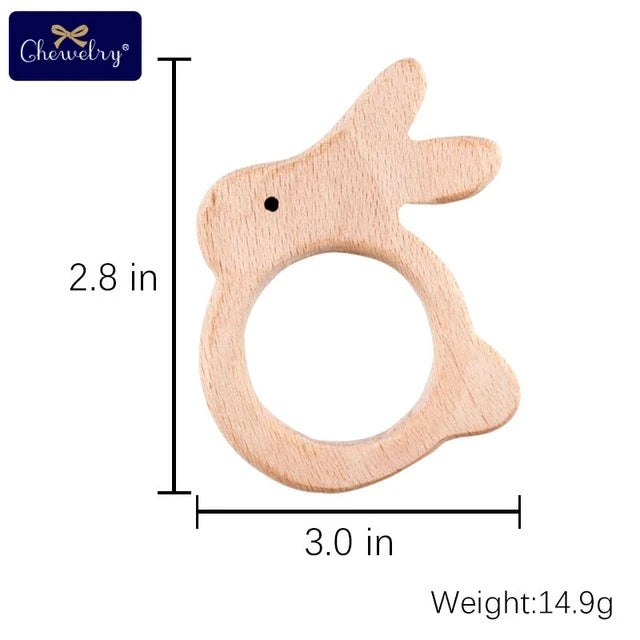 Baby Natural Wood Teething Toy