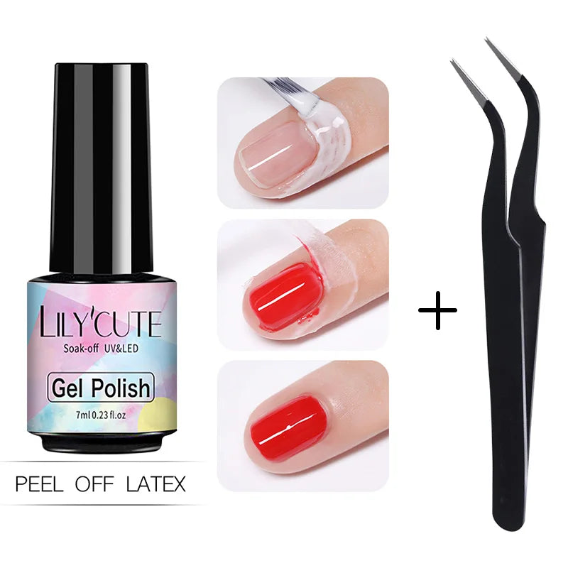 Peel Off Latex Liquid Tape Protect Nail Polish