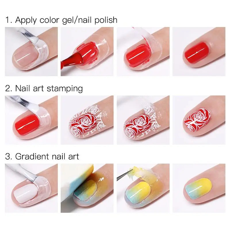 Peel Off Latex Liquid Tape Protect Nail Polish