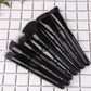 Black Makeup Brushes Set