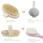 Soft Natural Bristle Dry Skin Body Brush
