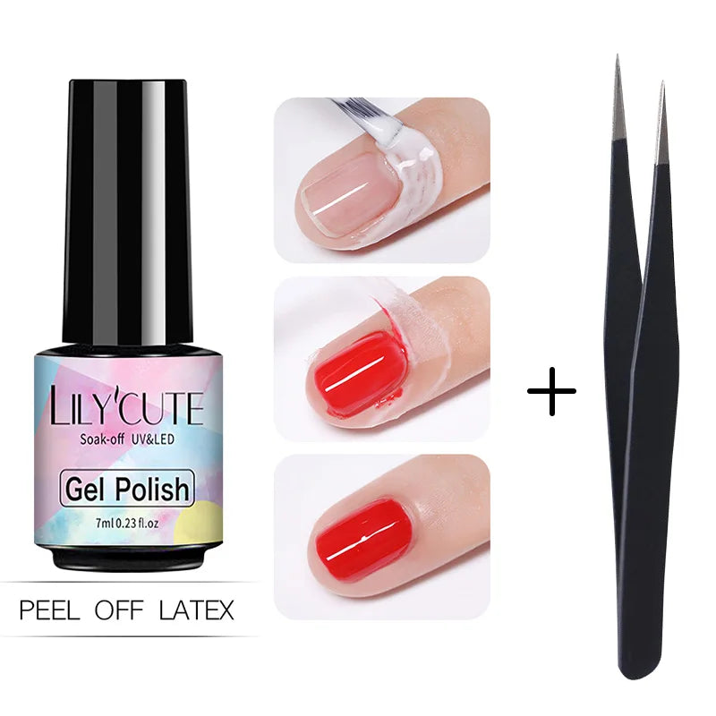 Peel Off Latex Liquid Tape Protect Nail Polish