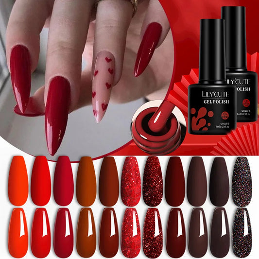 Red Series Nail Gel Polish