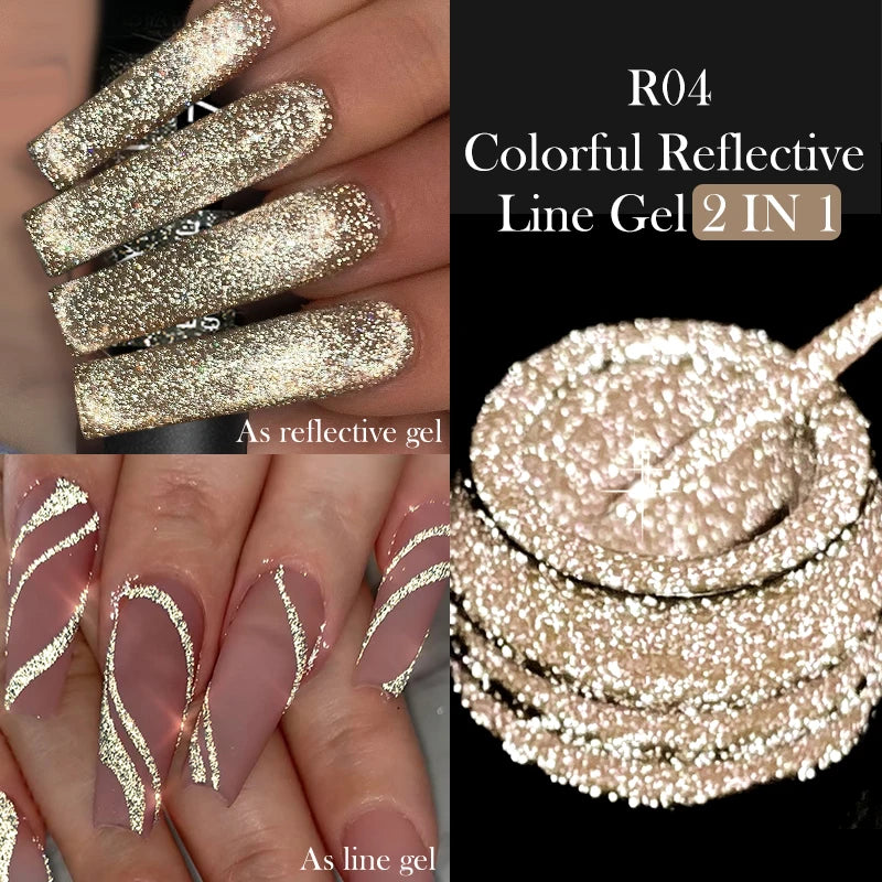 Glitter Gel Liner Nail Polish