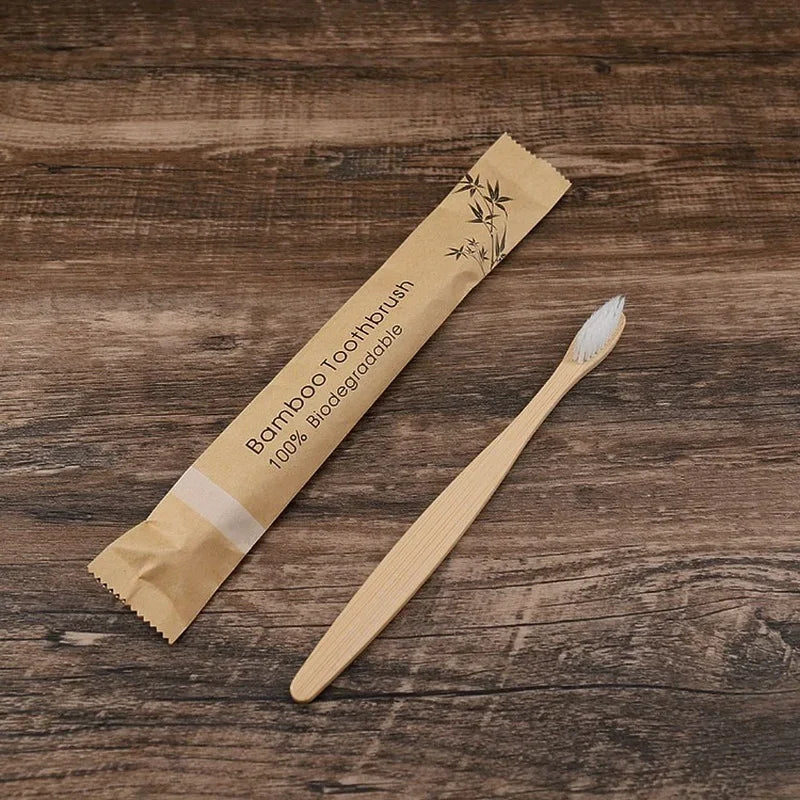 Natural Bamboo Soft Bristle Toothbrush