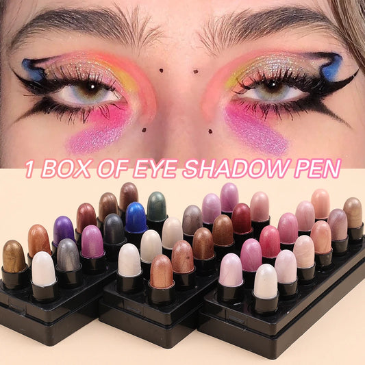 12 Colors Waterproof Eyeshadow Pencil Set