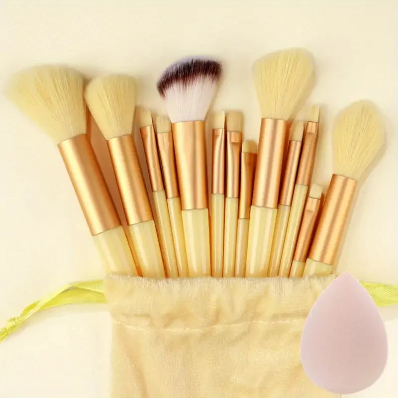 13Pcs Soft Fluffy Makeup Brush Set