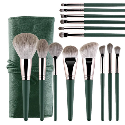 20 pcs Make Up Brush Set with Leather Case