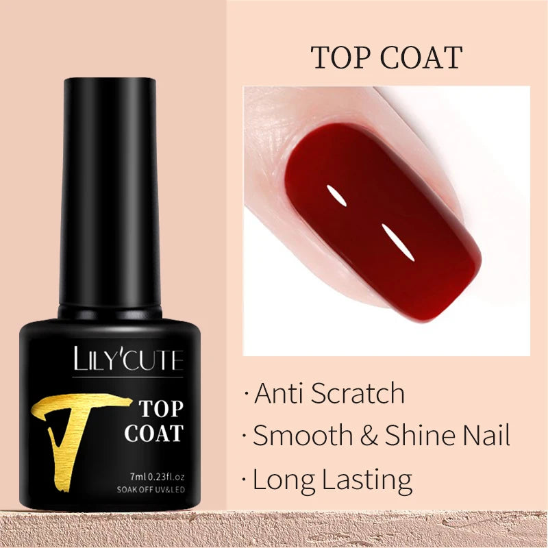 Base Top Coat UV Gel Nail Polish