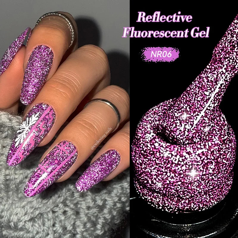 Reflective Metallic Gel Nail Polish