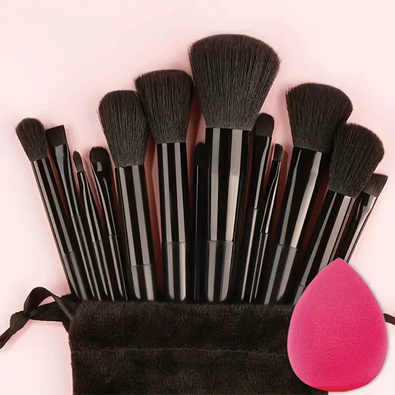 13Pcs Soft Fluffy Makeup Brush Set