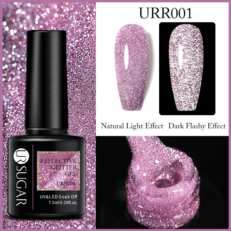 SUGAR Reflective Glitter Nail Gel