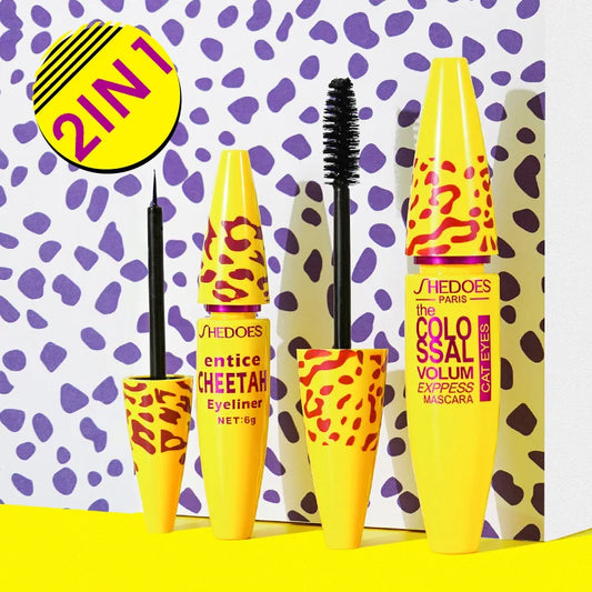 Waterproof Mascara & Eyeliner Makeup Set