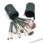 20 pcs Make Up Brush Set with Leather Case