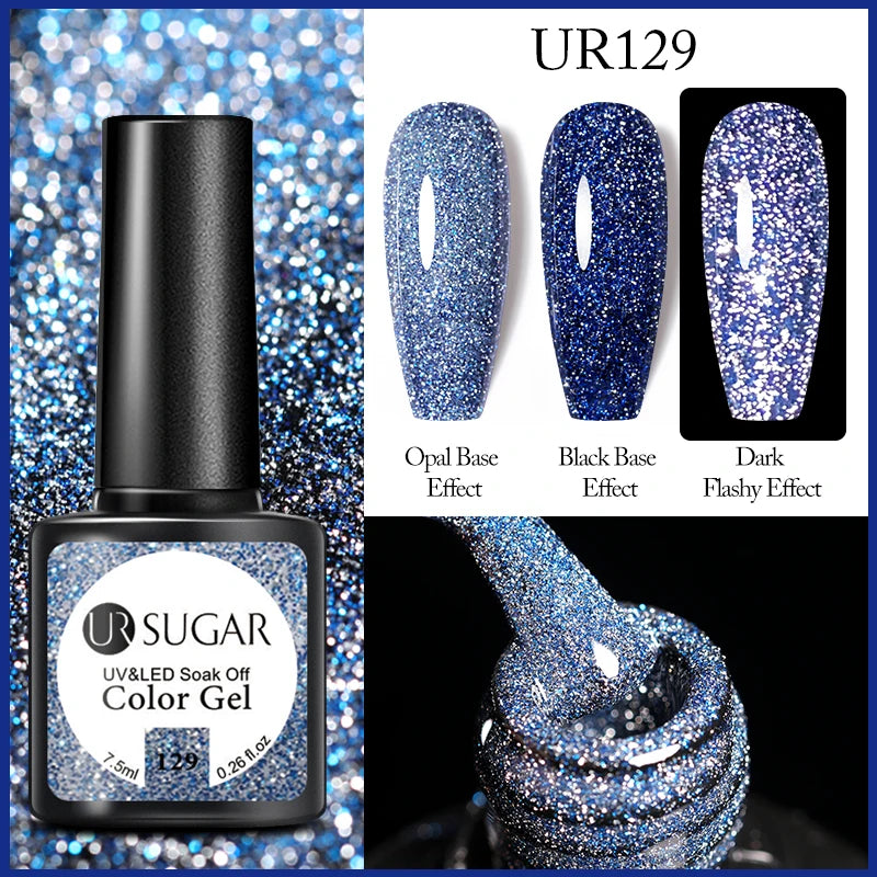 SUGAR Reflective Glitter Nail Gel