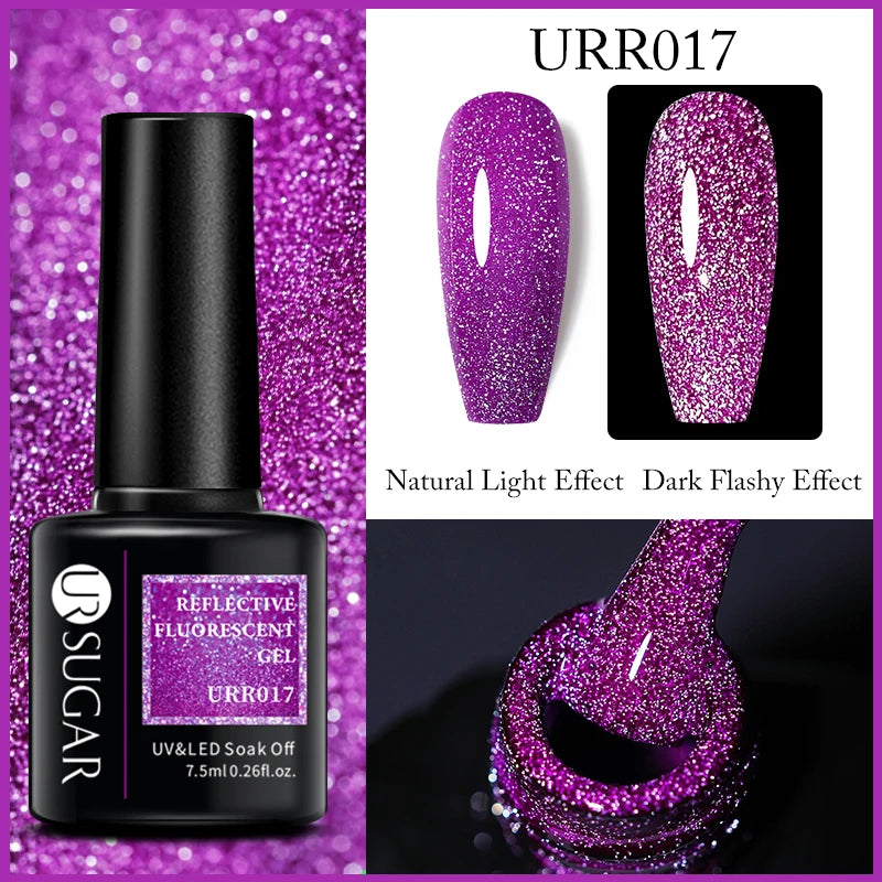 SUGAR Reflective Glitter Nail Gel