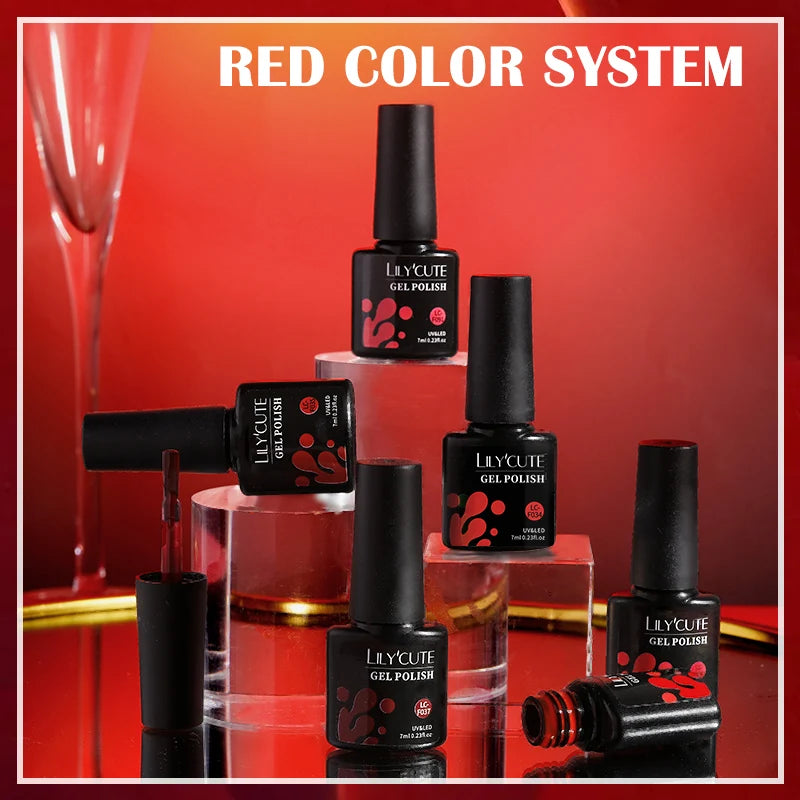 Red Series Nail Gel Polish