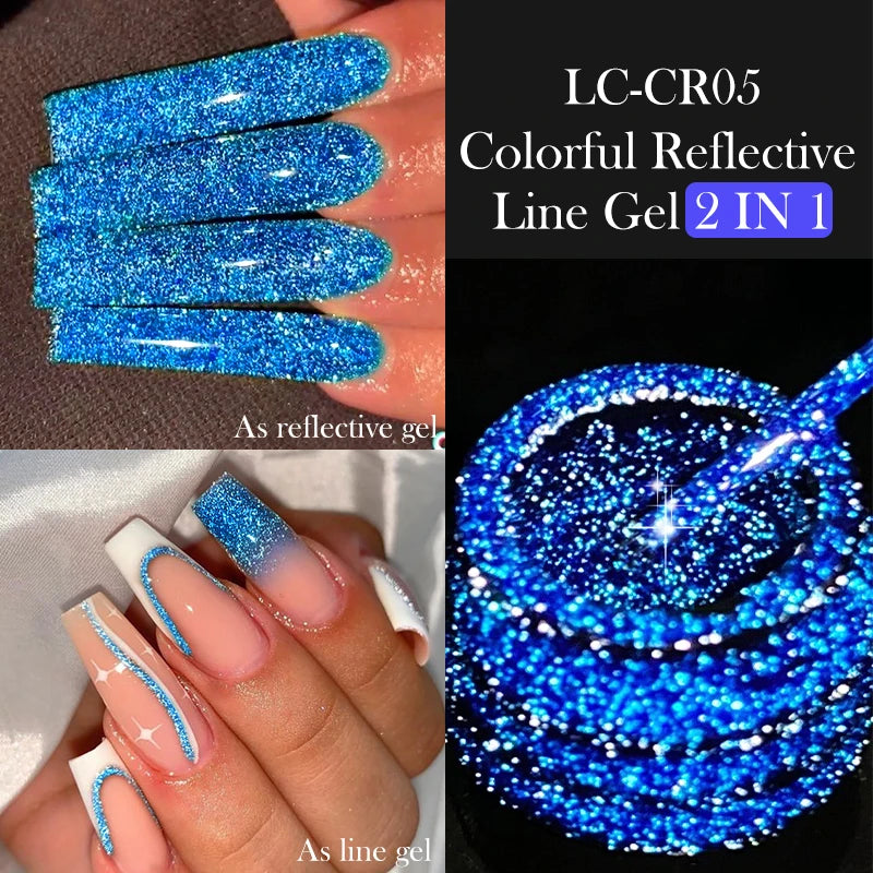Reflective Metallic Gel Nail Polish