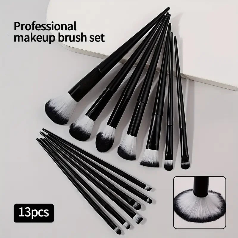 13Pcs Soft Fluffy Makeup Brush Set
