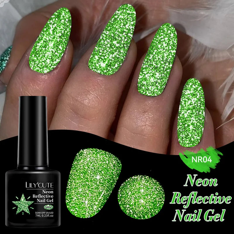 Reflective Metallic Gel Nail Polish