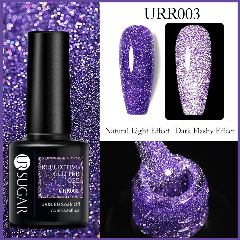 SUGAR Reflective Glitter Nail Gel