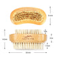 Double-Sided Natural Bristles Scrubbing Brush