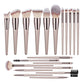 Champagne Makeup Brushes Set