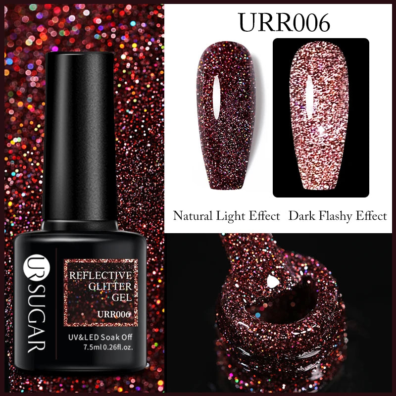 SUGAR Reflective Glitter Nail Gel
