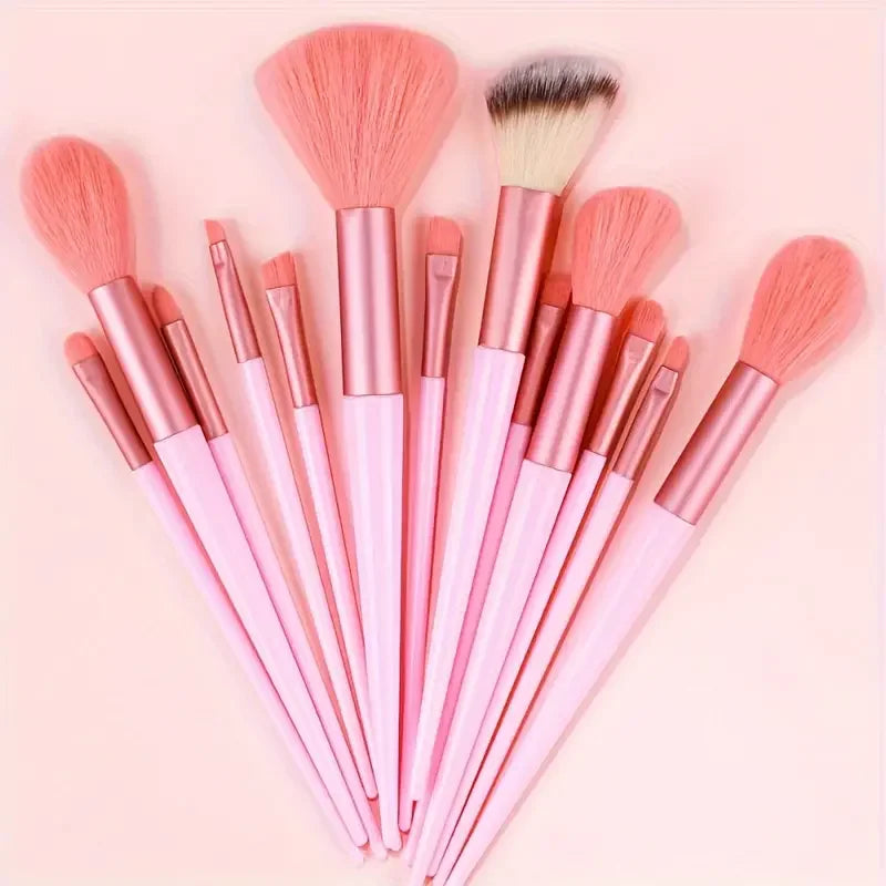 13Pcs Soft Fluffy Makeup Brush Set