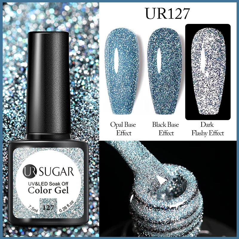 SUGAR Reflective Glitter Nail Gel