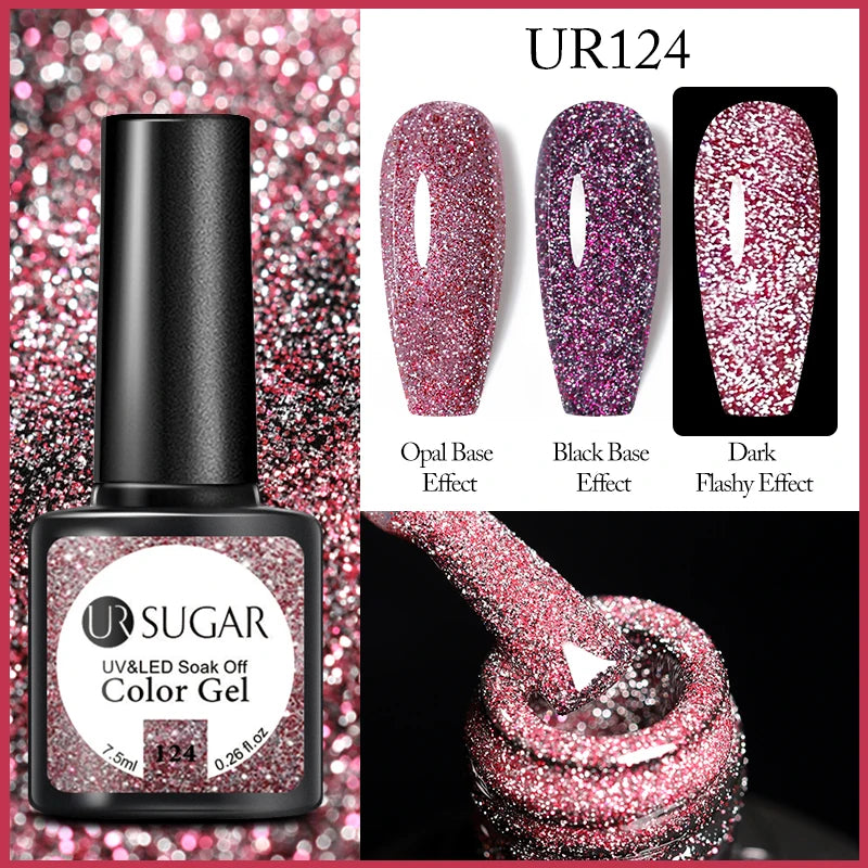 SUGAR Reflective Glitter Nail Gel