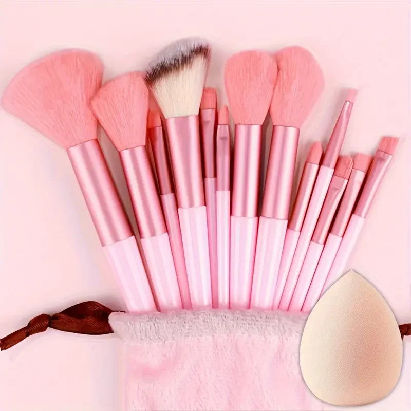 13Pcs Soft Fluffy Makeup Brush Set