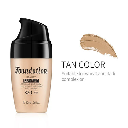 Moisturizing Waterproof Liquid Foundation