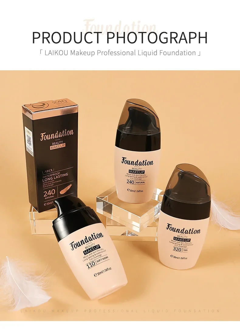 Moisturizing Waterproof Liquid Foundation