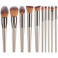 Champagne Makeup Brushes Set