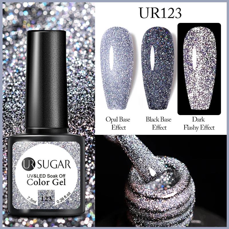 SUGAR Reflective Glitter Nail Gel
