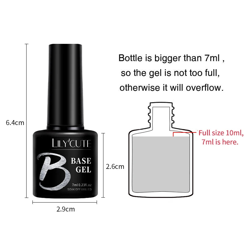Base Top Coat UV Gel Nail Polish