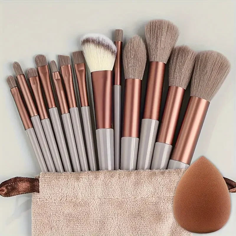 13Pcs Soft Fluffy Makeup Brush Set