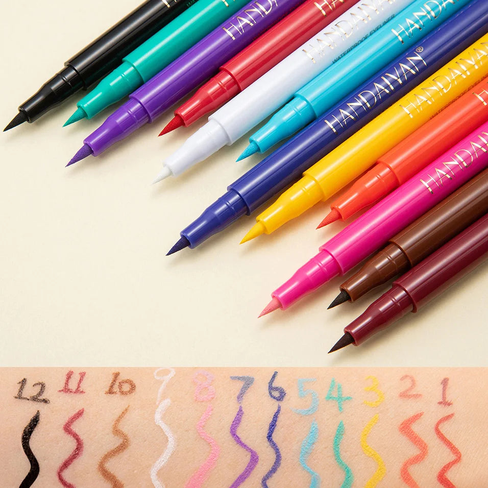 Colorful Eyeliner Pen Waterproof | HoneyLuxe Cosmetics
