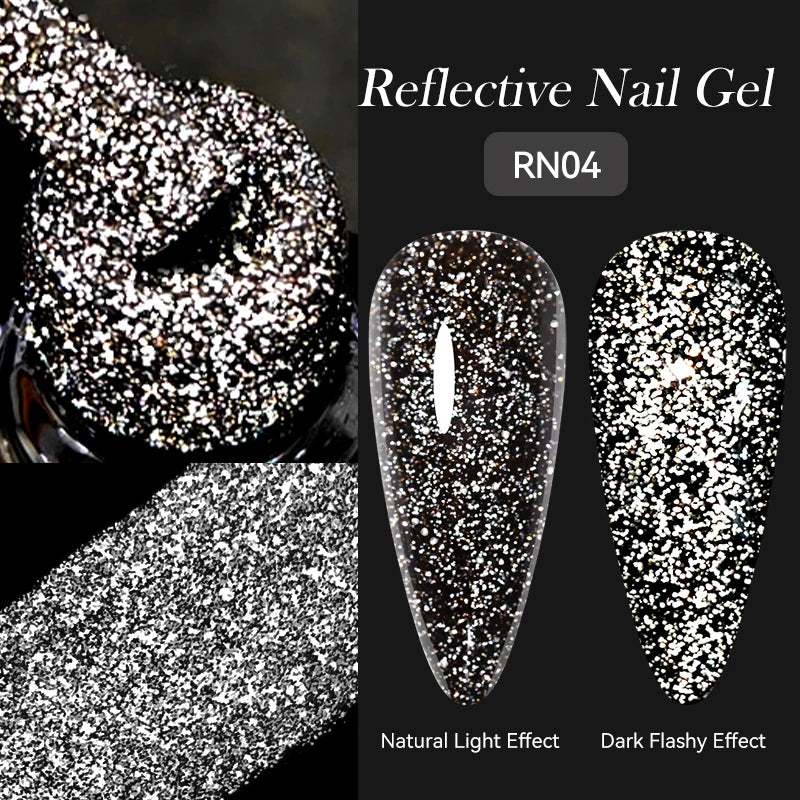 Reflective Metallic Gel Nail Polish