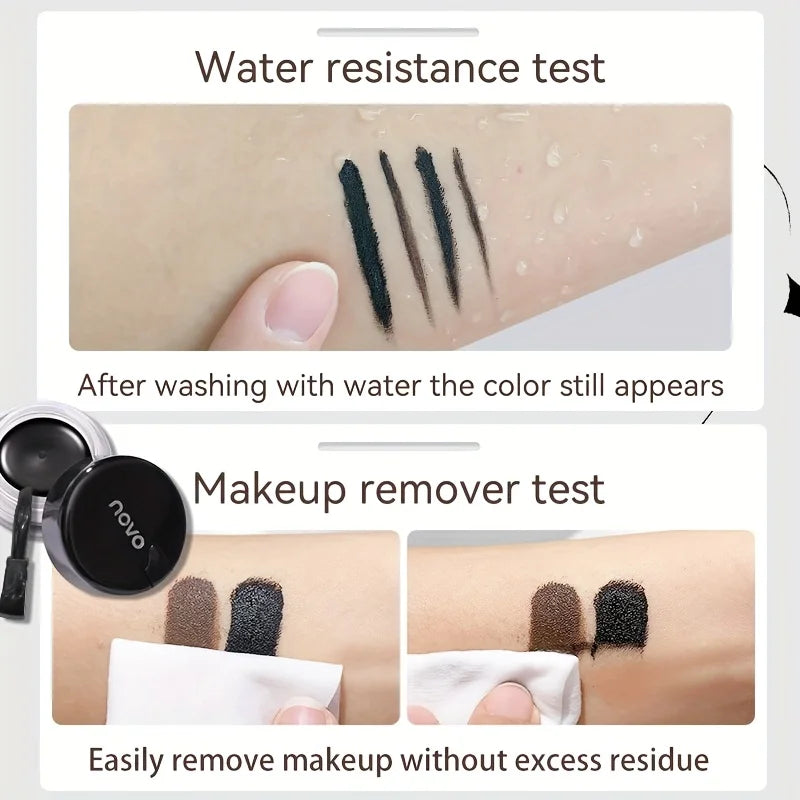 Quick Dry Eyeliner Gel Waterproof | HoneyLuxe Cosmetics