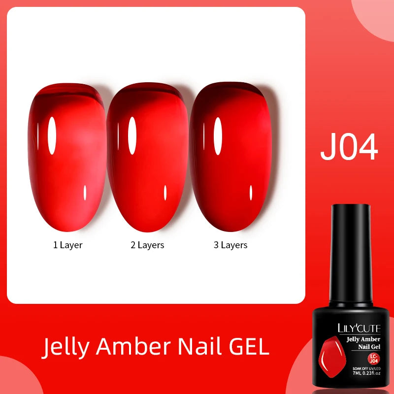 7ML Jelly Amber Gel Nail Polish