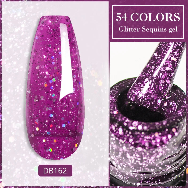 Dried Flower Gel Nail Polish